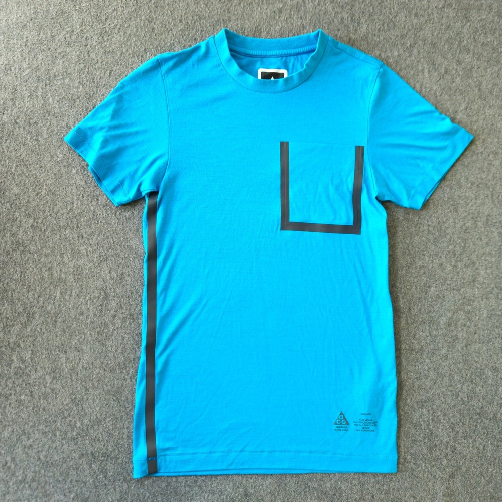 Rare Nike ACG T-Shirt Unisex XS Merino Wool Base Layer Bonded Pocket Techwear